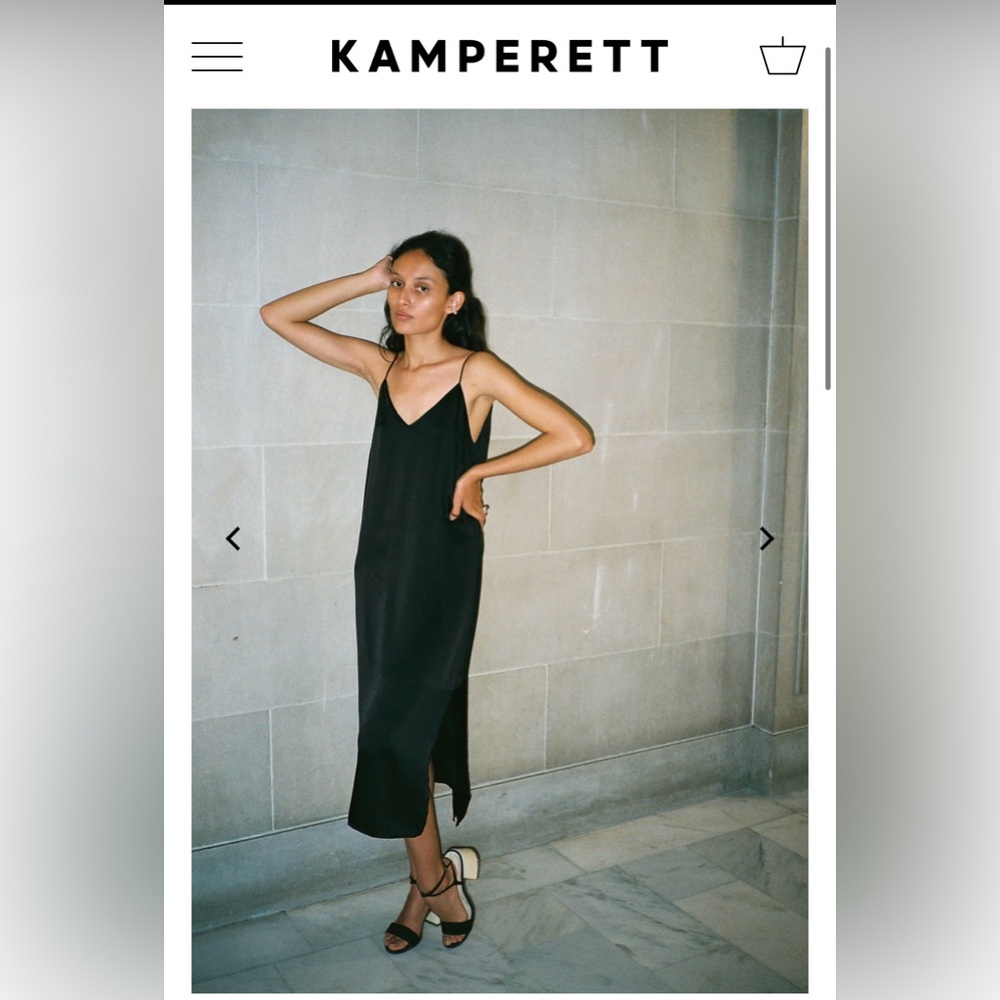 Kamperett Sade slip - black